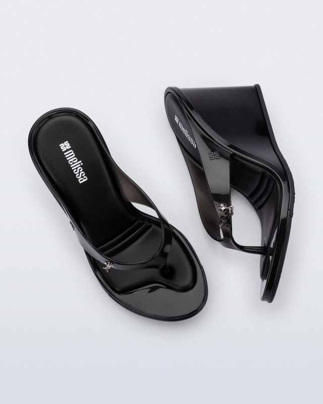 MELISSA NABEELA  CLEAR BLACK