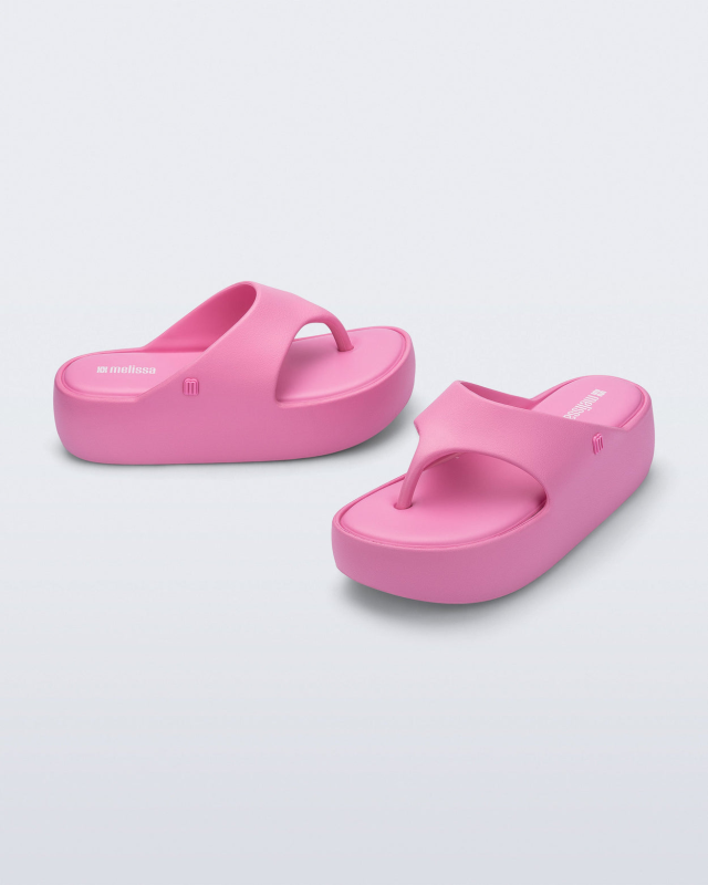 MELISSA FREE PLATFORM THONG  PINK