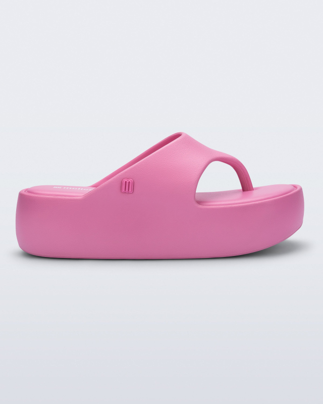 MELISSA FREE PLATFORM THONG  PINK