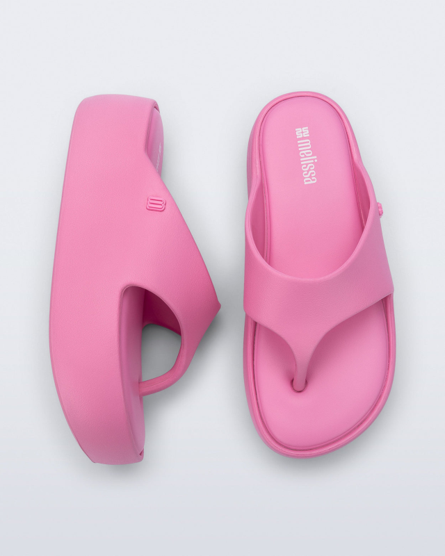 MELISSA FREE PLATFORM THONG  PINK
