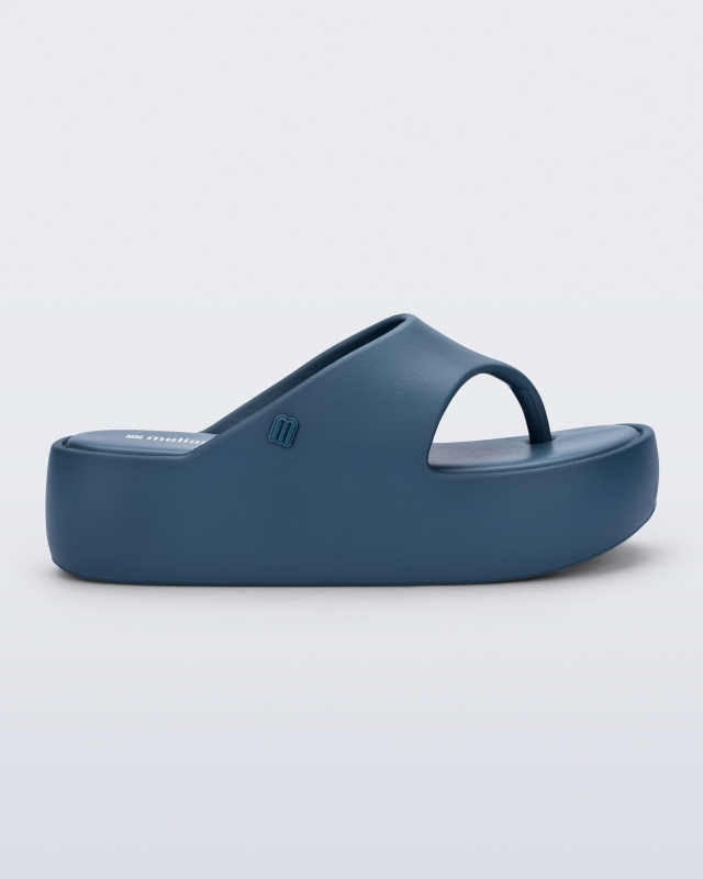 MELISSA FREE PLATFORM THONG  BLUE