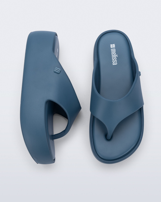 MELISSA FREE PLATFORM THONG  BLUE