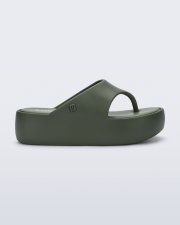 MELISSA FREE PLATFORM THONG GREEN