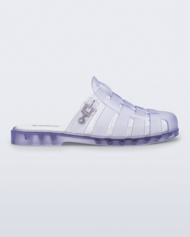 MELISSA POSSESSION MULE  FROSTED CLEAR