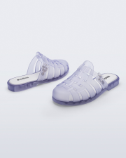 MELISSA POSSESSION MULE  FROSTED CLEAR