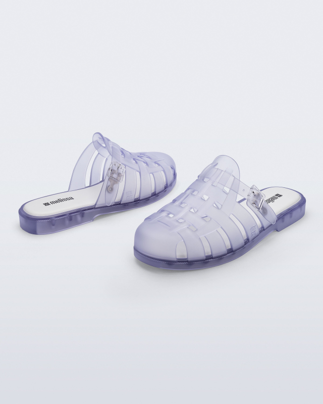 MELISSA POSSESSION MULE  FROSTED CLEAR