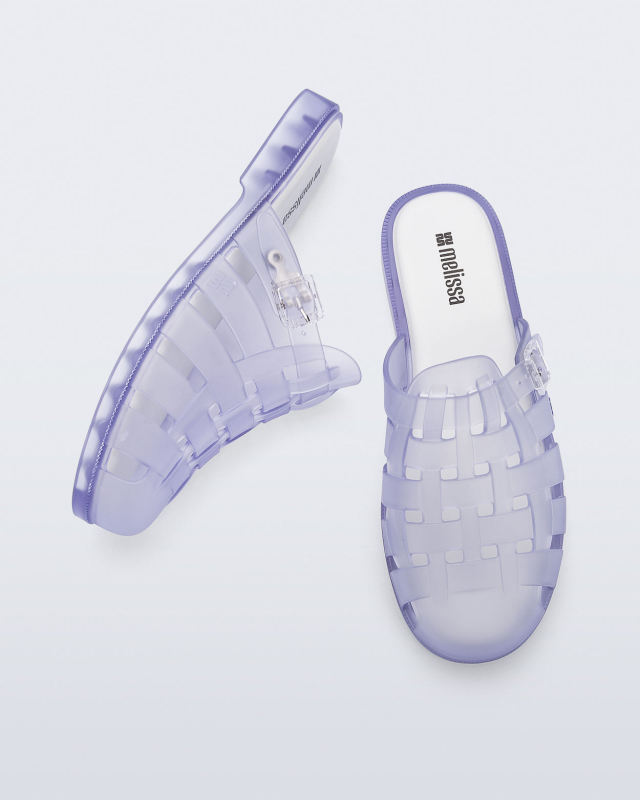 MELISSA POSSESSION MULE  FROSTED CLEAR
