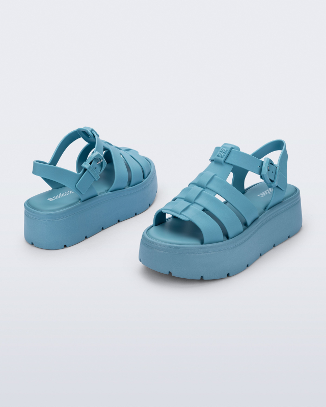 MELISSA UP PLATFORM  BLUE