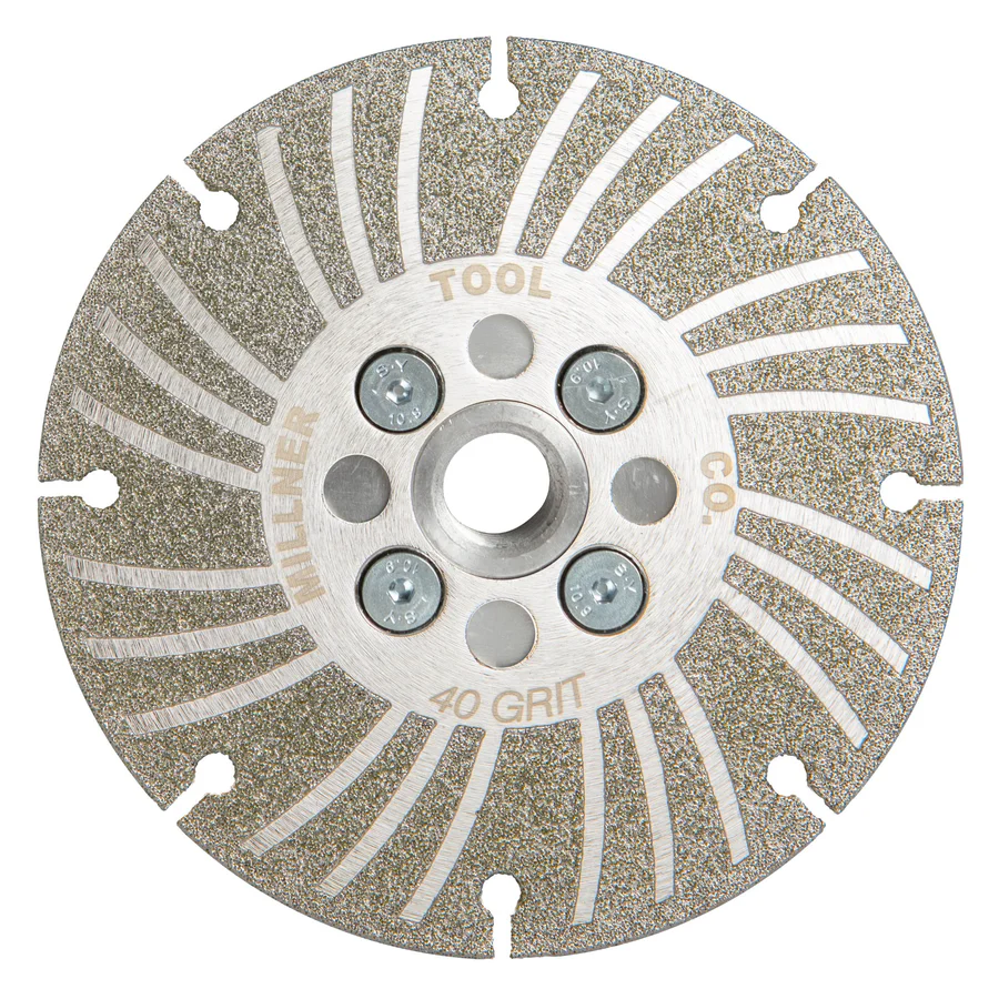 MILLNER HAUFEN ANGLE GRINDING WHEEL - ELECTROPLATED DIAMOND - 4 1/2" PLUS+