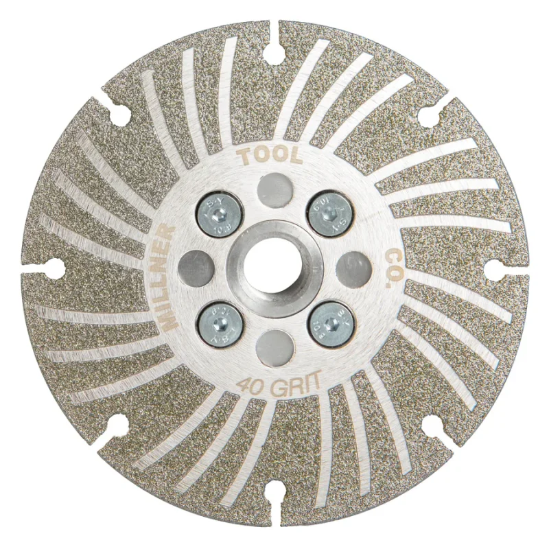 MILLNER HAUFEN ANGLE GRINDING WHEEL - ELECTROPLATED DIAMOND - 4 1/2" PLUS+