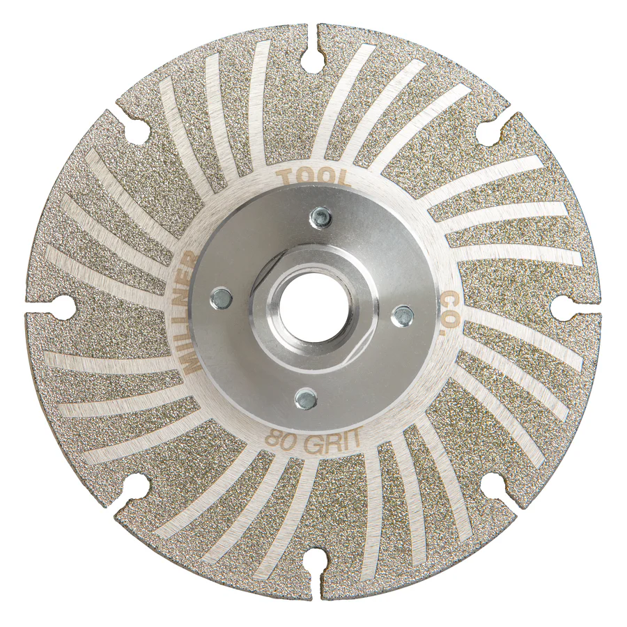 MILLNER HAUFEN ANGLE GRINDING WHEEL - ELECTROPLATED DIAMOND - 4 1/2" PLUS+