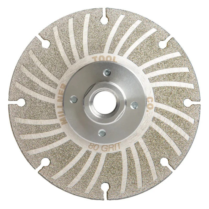 MILLNER HAUFEN ANGLE GRINDING WHEEL - ELECTROPLATED DIAMOND - 4 1/2" PLUS+