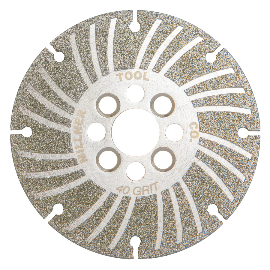 MILLNER HAUFEN ANGLE GRINDING WHEEL - ELECTROPLATED DIAMOND - 4 1/2" PLUS+