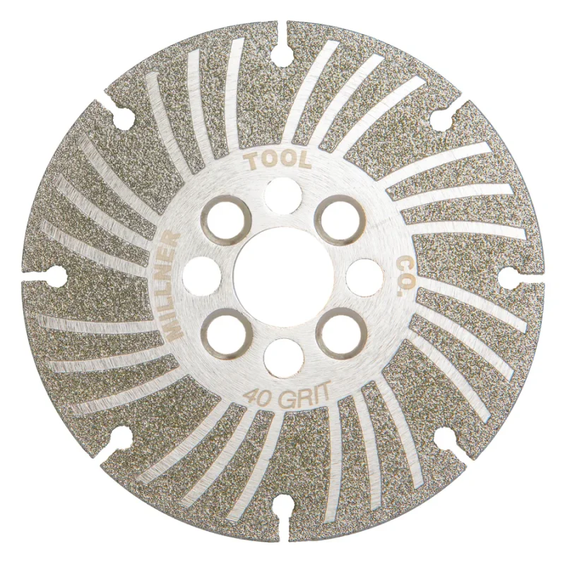 MILLNER HAUFEN ANGLE GRINDING WHEEL - ELECTROPLATED DIAMOND - 4 1/2" PLUS+