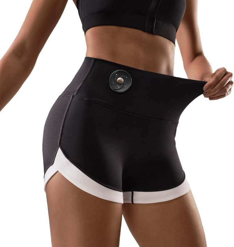 JOVS BLACK TONING SHORTS FOR HIP SHAPING PELVIC FLOOR MUSCLE LIFTING, SIZE F