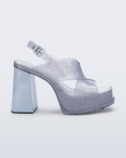MELISSA DANCE HEEL  GLITTER CLEAR