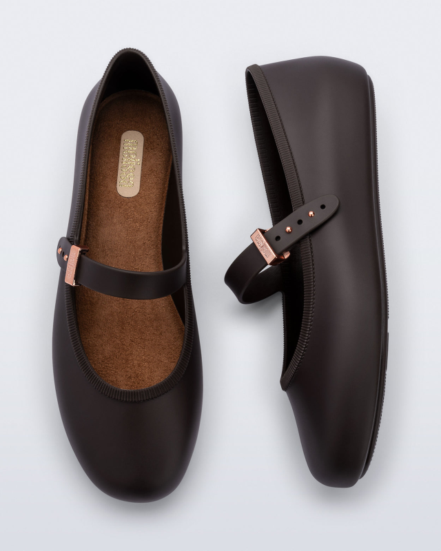 MELISSA SOFT BALLERINA  BROWN