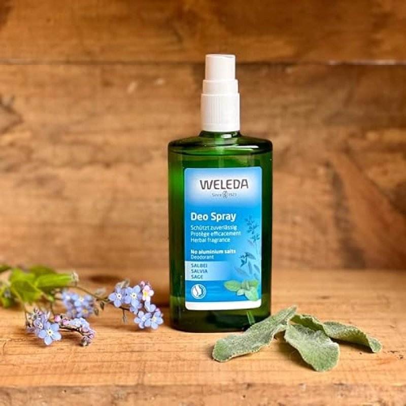WELEDA SAGE NATURAL DEODORANT SPRAY, 3.4 FL OZ LONG-LASTING FRESHNESS ODOR PROTECTION