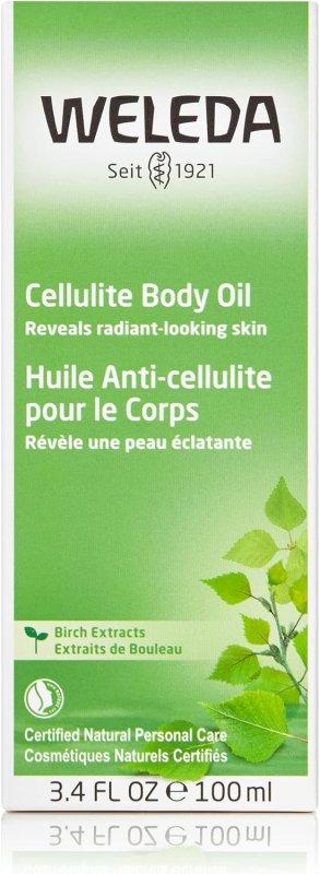 WELEDA BIRCH CELLULITE BODY OIL 3.4 OZ NATURAL PLANT-RICH OIL WITH BIRCH, ROSEMARY JOJOBA