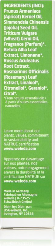 WELEDA BIRCH CELLULITE BODY OIL 3.4 OZ NATURAL PLANT-RICH OIL WITH BIRCH, ROSEMARY JOJOBA