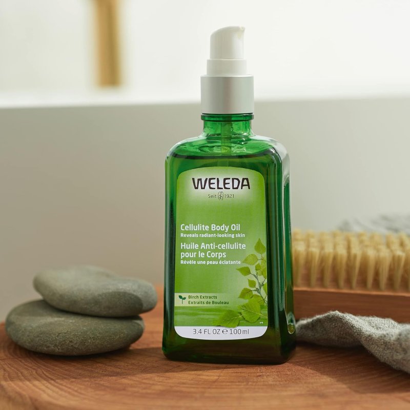 WELEDA BIRCH CELLULITE BODY OIL 3.4 OZ NATURAL PLANT-RICH OIL WITH BIRCH, ROSEMARY JOJOBA