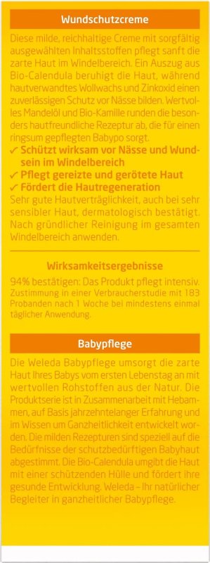 WELEDA BABY CALENDULA NAPPY CHANGE CREAM 75ML GENTLE DIAPER RASH PROTECTION CREAM