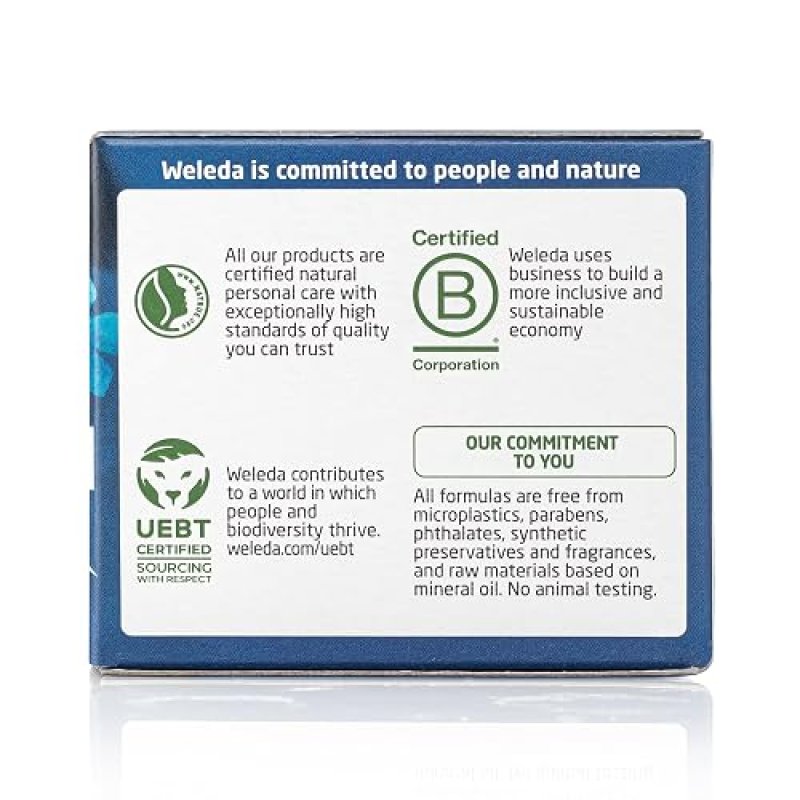 WELEDA REJUVENATING DAY CREAM 1.3 OZ PLANT-BASED MOISTURIZER WITH BLUE GENTIAN EDELWEISS
