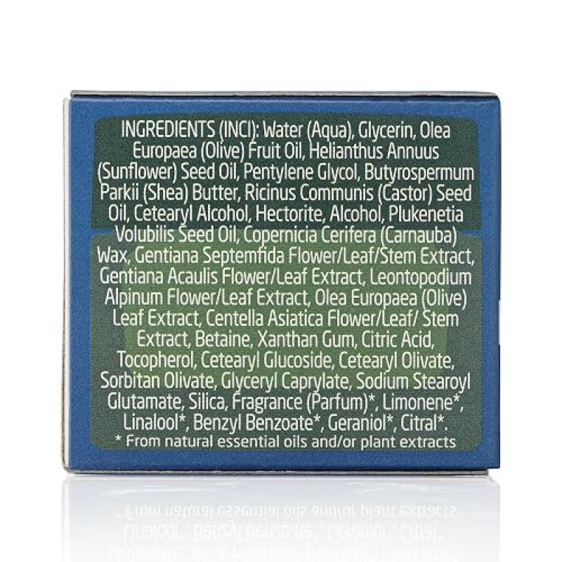WELEDA REJUVENATING DAY CREAM 1.3 OZ PLANT-BASED MOISTURIZER WITH BLUE GENTIAN EDELWEISS