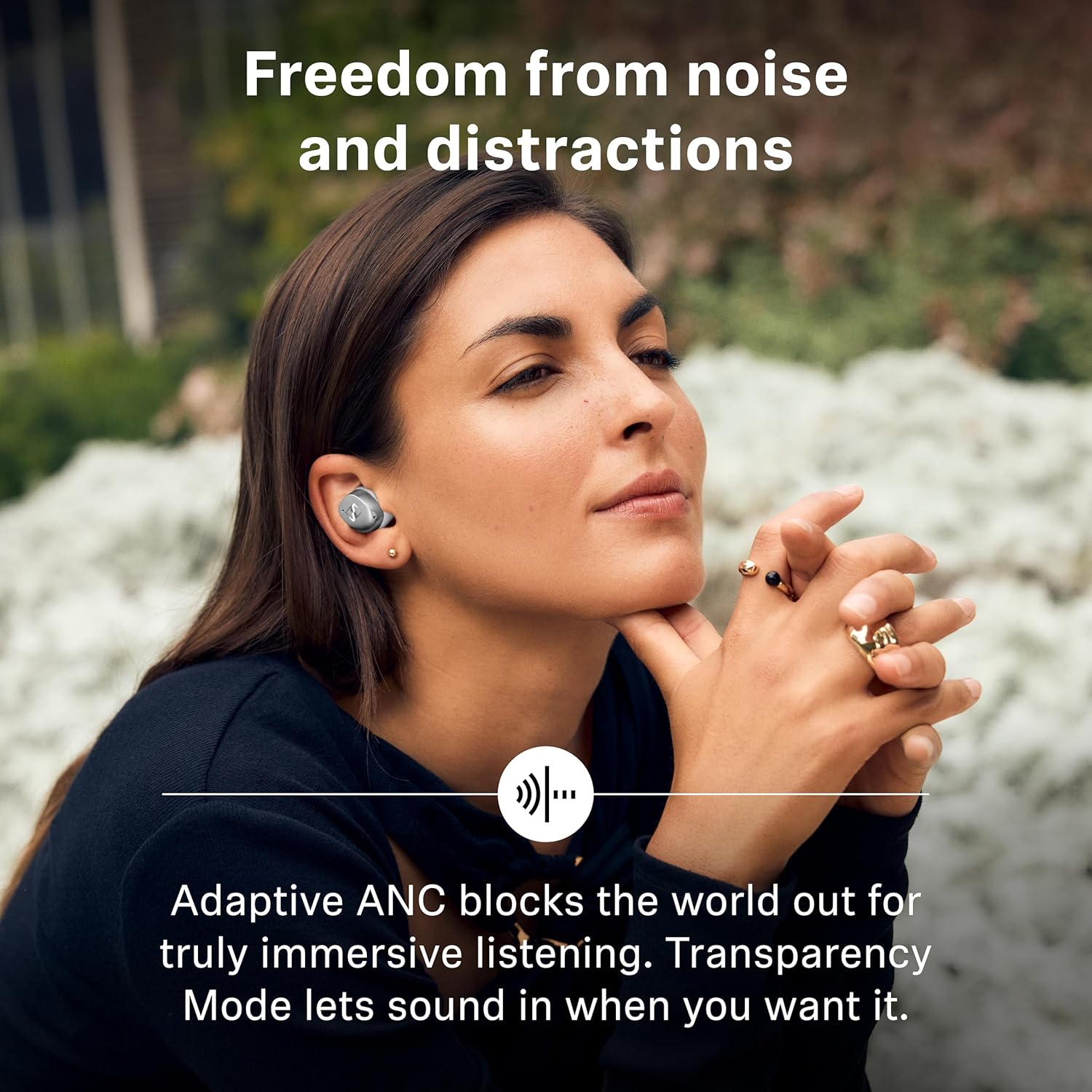 SENNHEISER MOMENTUM TRUE WIRELESS 4 EARBUDS WHITE SILVER HIGH-QUALITY WIRELESS AUDIO