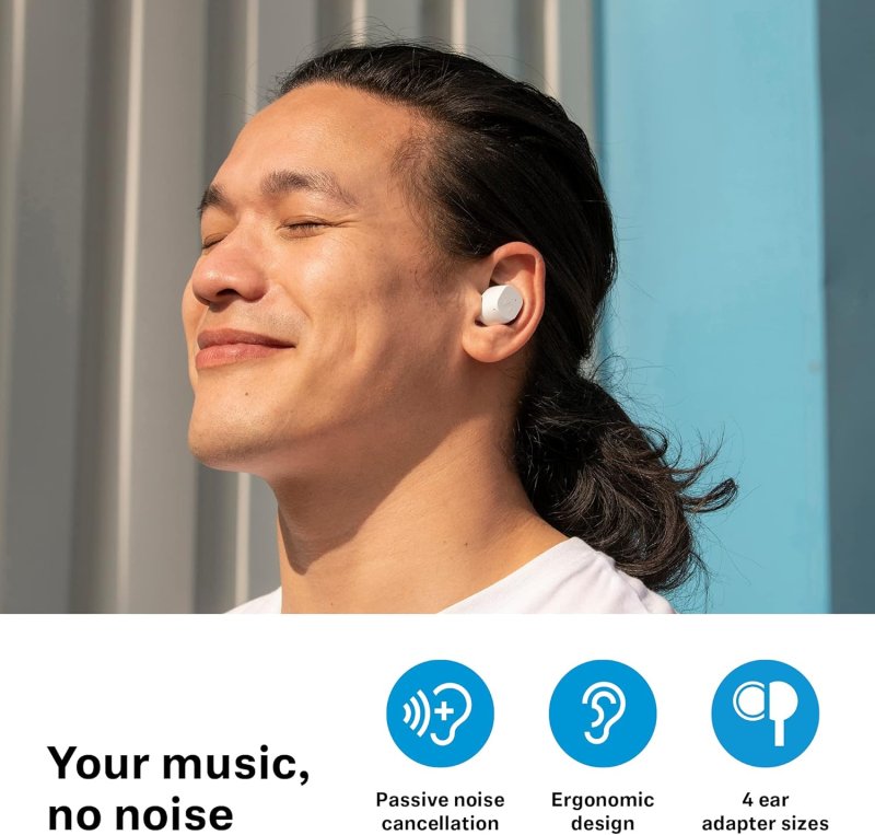 SENNHEISER CX TRUE WIRELESS EARBUDS BLUETOOTH IN-EAR HEADPHONES WITH NOISE CANCEL 27H BATTERY