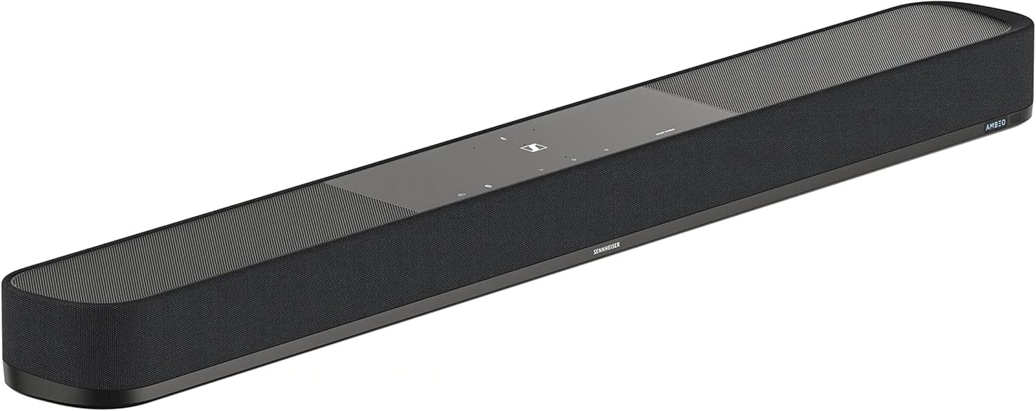 SENNHEISER AMBEO SOUNDBAR PLUS 3D SURROUND, VIRTUAL 7.1.4, DUAL SUBWOOFERS, STREAMING