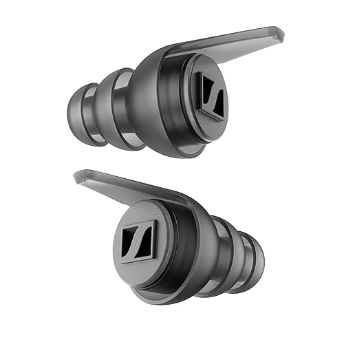 SENNHEISER SOUNDPROTEX PLUS REUSABLE EARPLUGS WITH 4 FILTERS HIGH FIDELITY HEARING PROTECTION
