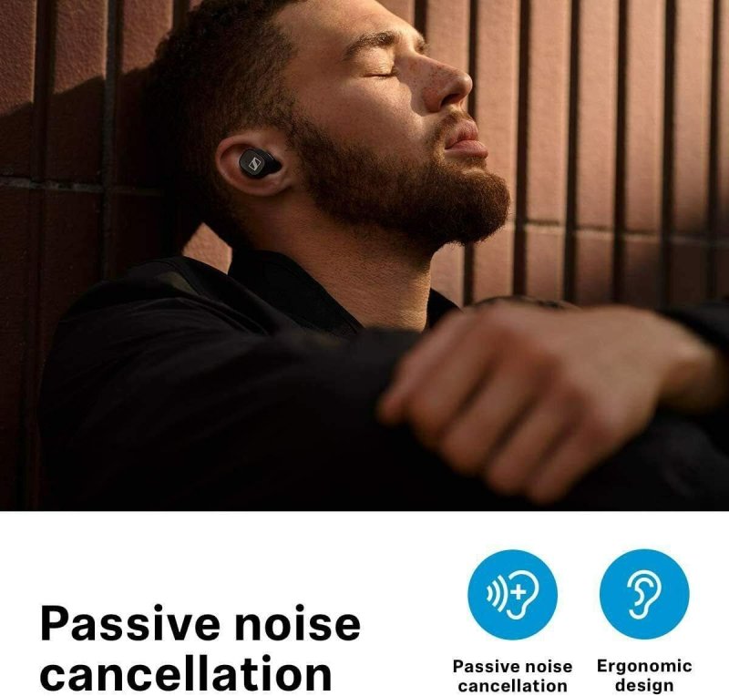 SENNHEISER CX 400BT TRUE WIRELESS BLUETOOTH EARBUDS WITH NOISE CANCELLATION, BLACK