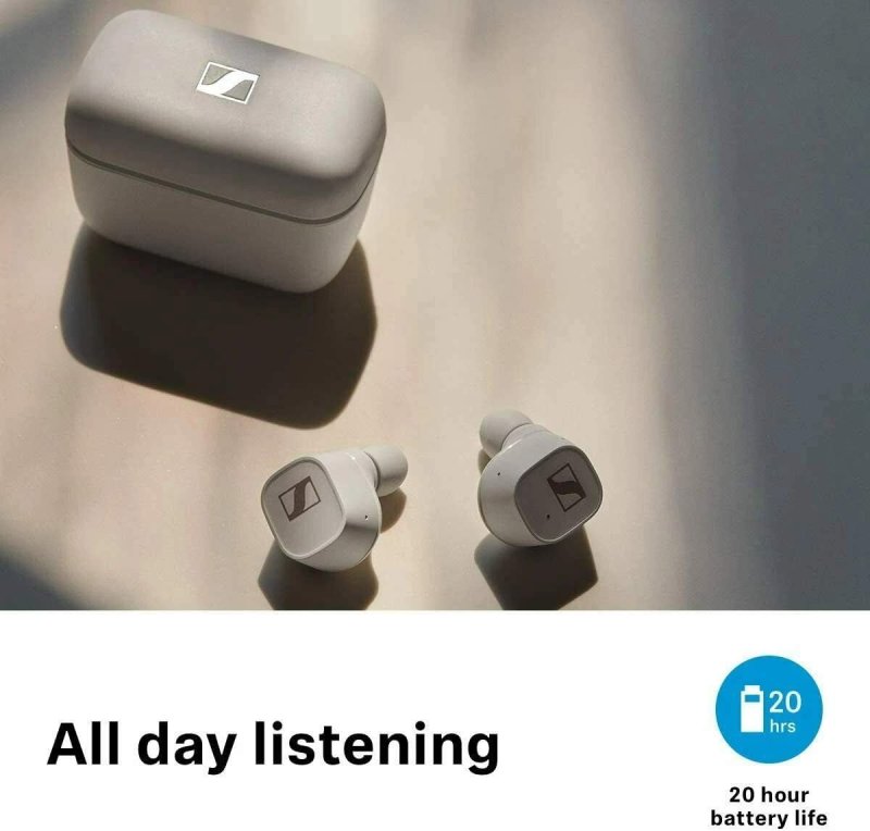 SENNHEISER CX 400BT TRUE WIRELESS BLUETOOTH EARBUDS WITH NOISE CANCELLATION, BLACK