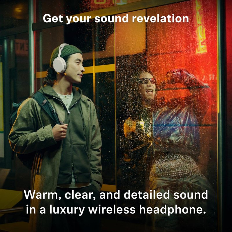 SENNHEISER MOMENTUM 5 WIRELESS NOISE CANCELLING HEADPHONES WITH BLUETOOTH, ANC 57H BATTERY