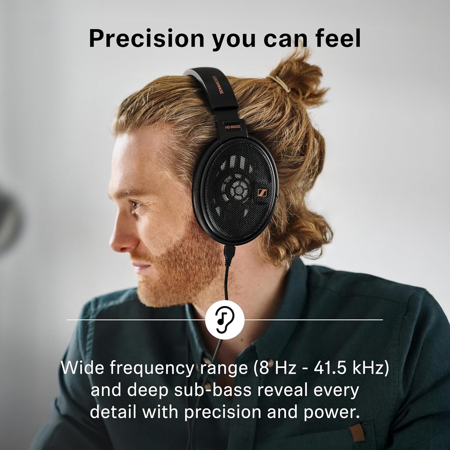 SENNHEISER HD660S2 OPEN-BACK AUDIOPHILE HEADPHONES HIGH-FIDELITY SOUND, COMFORTABLE FIT