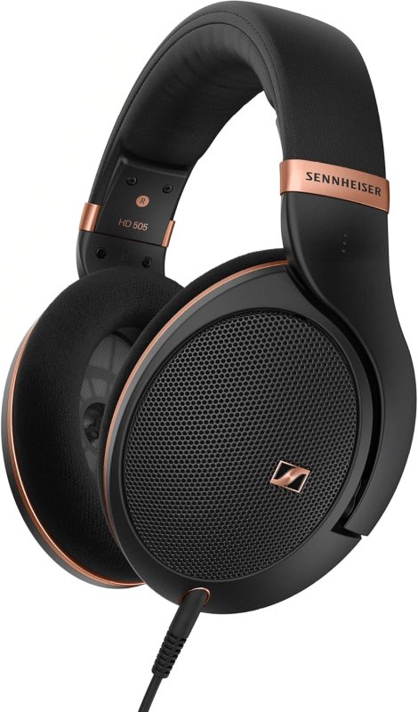 SENNHEISER HD 505 WIRED OVER-EAR HEADPHONES COPPER EDITION TRANSPARENT SOUND, BASS, COMFORT