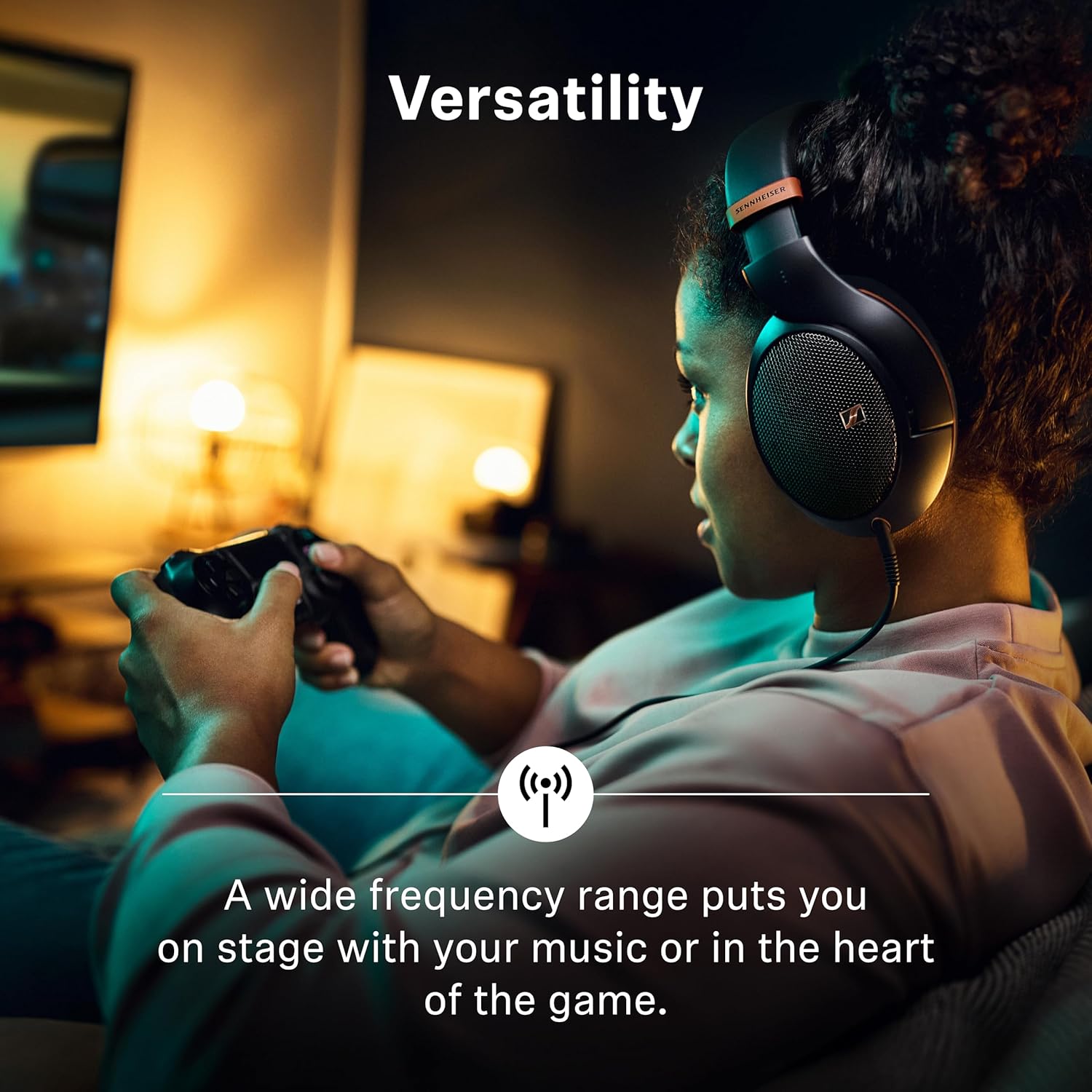 SENNHEISER HD 505 WIRED OVER-EAR HEADPHONES COPPER EDITION TRANSPARENT SOUND, BASS, COMFORT