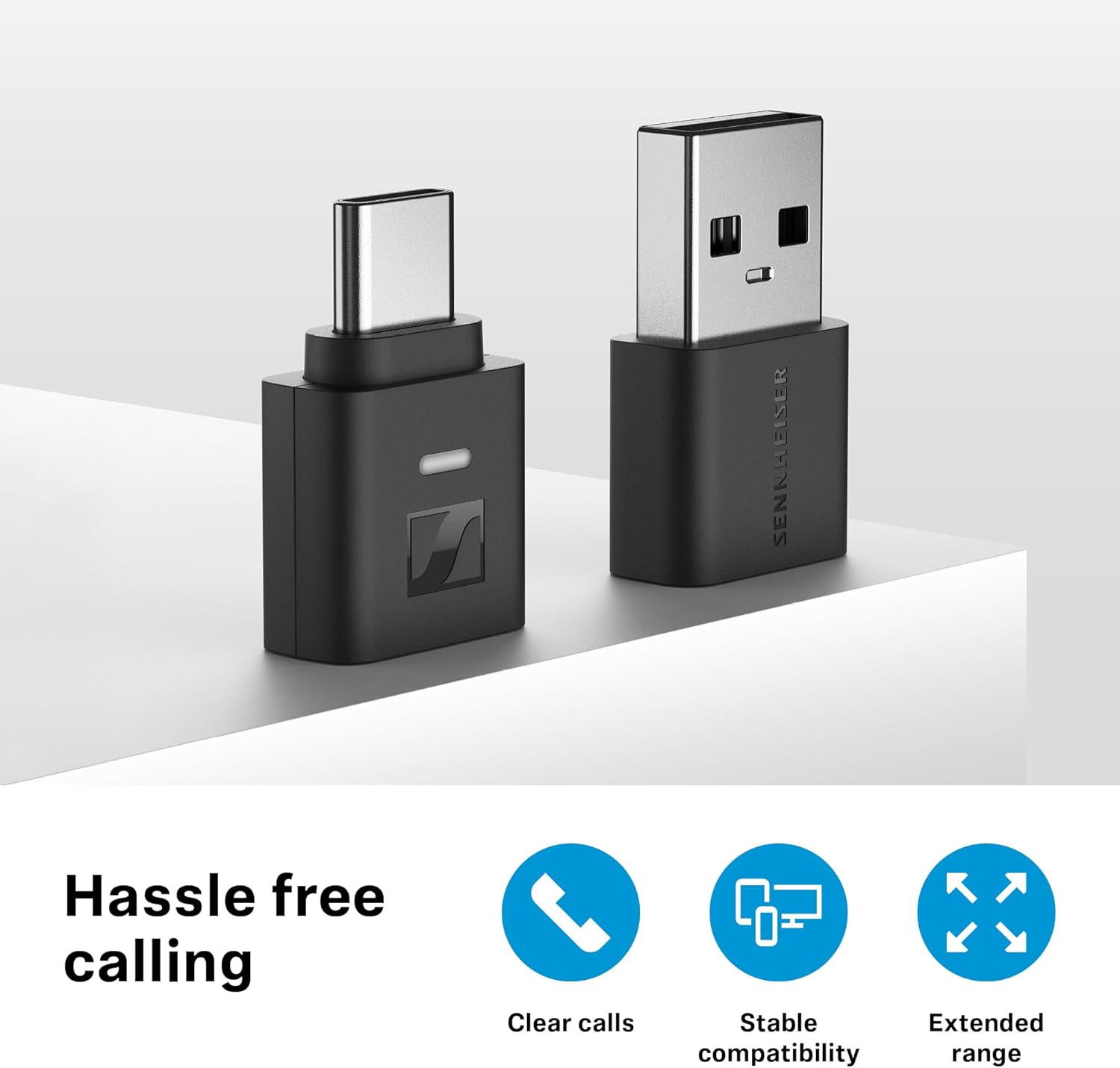 SENNHEISER BTD 700 BLUETOOTH 5.4 USB DONGLE - APTX LOSSLESS, AURACAST, LOW LATENCY AUDIO TRANSMITTER