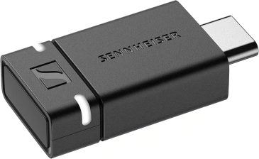 SENNHEISER BTD 600 BLUETOOTH USB-A USB-C DONGLE WITH APTX FOR MUSIC, CALLS VIDEOS