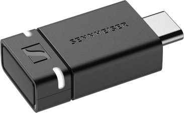 SENNHEISER BTD 600 BLUETOOTH USB-A USB-C DONGLE WITH APTX FOR MUSIC, CALLS VIDEOS