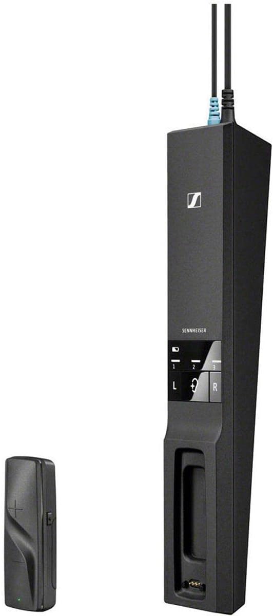 SENNHEISER FLEX 5000 DIGITAL WIRELESS TV HEADPHONES BLACK HIGH-QUALITY AUDIO LISTENING