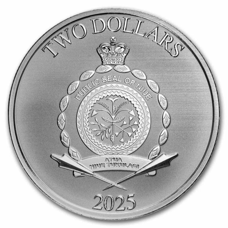 APMEX 2025 NIUE 1 OZ SILVER DISNEY'S SCROOGE MCDUCK BU