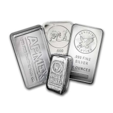 APMEX 10 OZ SILVER BAR - .999 FINE SILVER