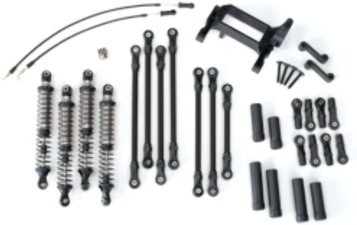 TRAXXAS 8140 TRX-4 LONG ARM LIFT KIT BLACK HEAVY DUTY RC TRUCK SUSPENSION UPGRADE