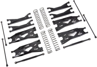 TRAXXAS 7895 BLACK SUSPENSION KIT FOR X-MAXX WIDEMAXX DURABLE UPGRADE PARTS