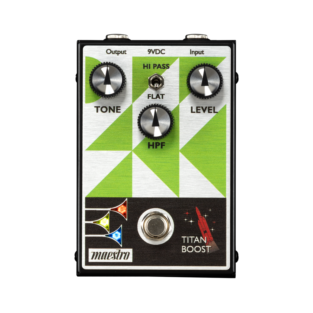 GIBSON MAESTRO TITAN BOOST BOOST PEDAL WITH 25DB OF BOOST WITH HIGH-PASS FILTER, TONE CONTROL, AND LEVEL CONTROL