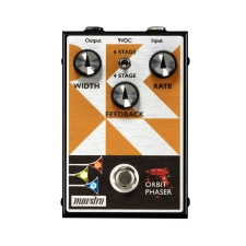 GIBSON MAESTRO ORBIT PHASER ALL-ANALOG PHASER PEDAL WITH 4-STAGE AND 6-STAGE MODES AND A THREE-CONTROL LAYOUT