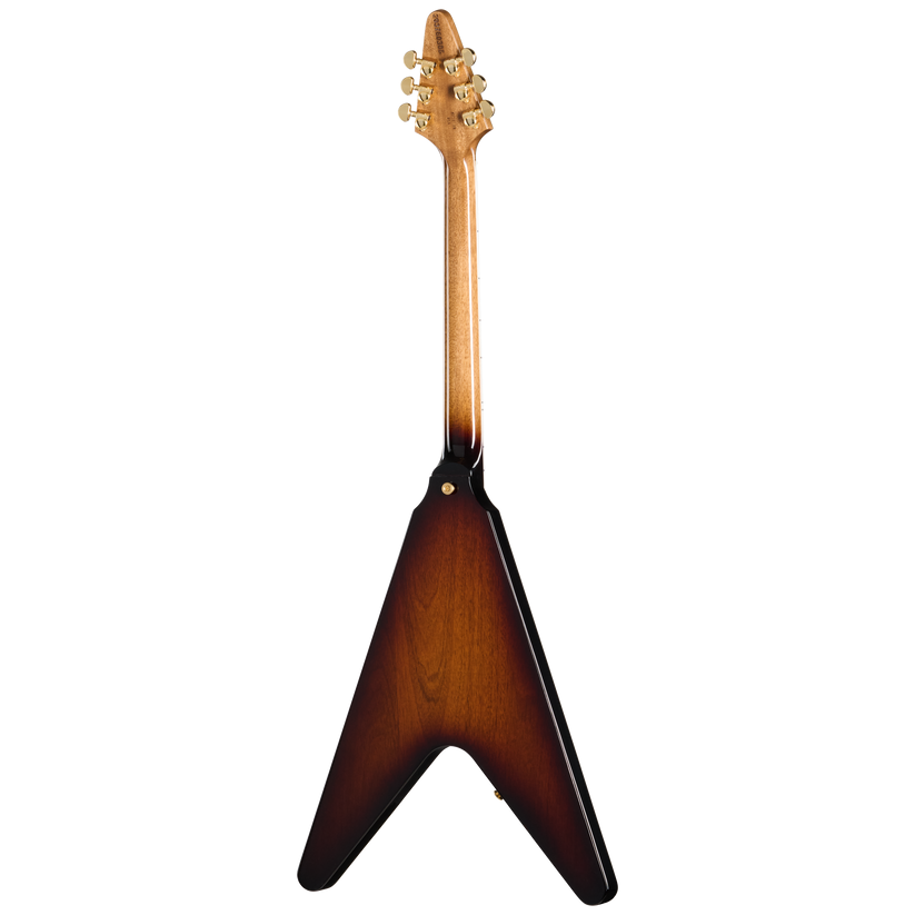 GIBSON FLYING V 70S WITH GOLD HARDWARE, VINTAGE SUNBURST, EXCLUSIVE