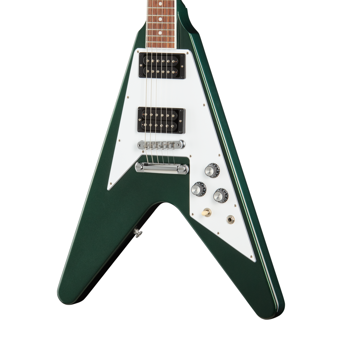 GIBSON FLYING V 70S, BRITISH RACING GREEN, EXCLUSIVE